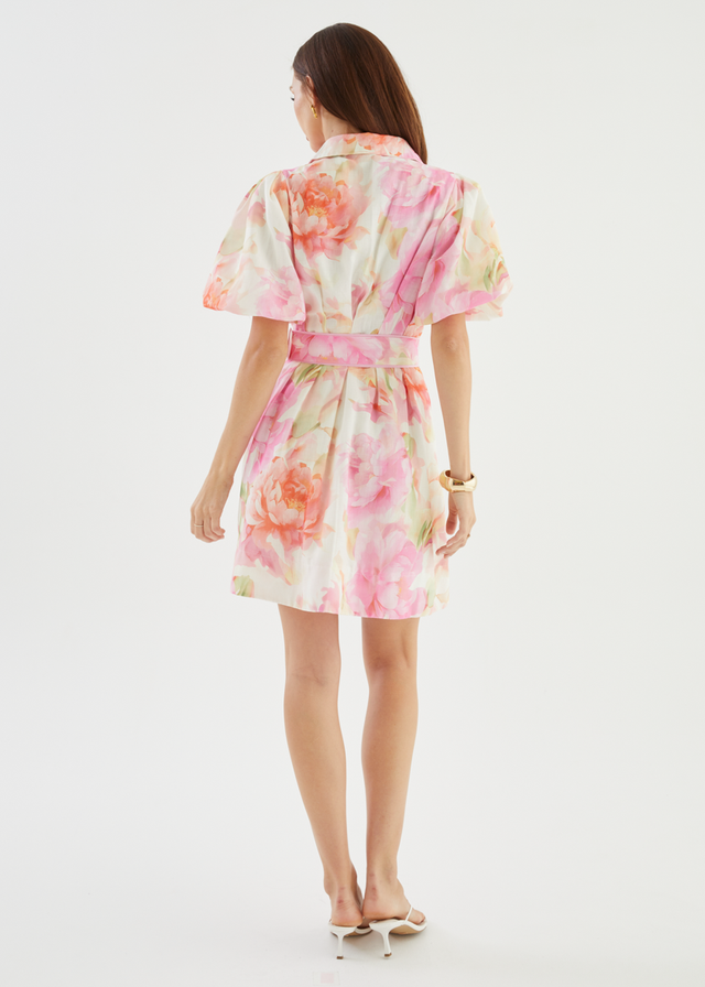 Hazelle Dress - Pink Gardenia