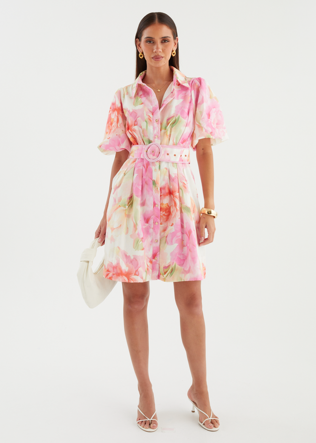 Hazelle Dress - Pink Gardenia