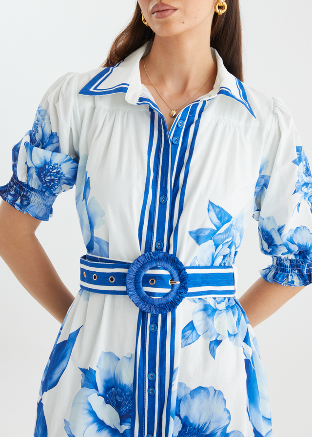 Dylan Maxi Dress - Cobalt Dahlia