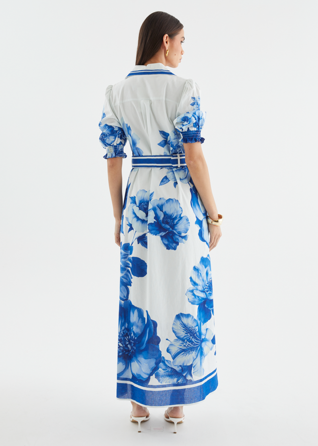 Dylan Maxi Dress - Cobalt Dahlia