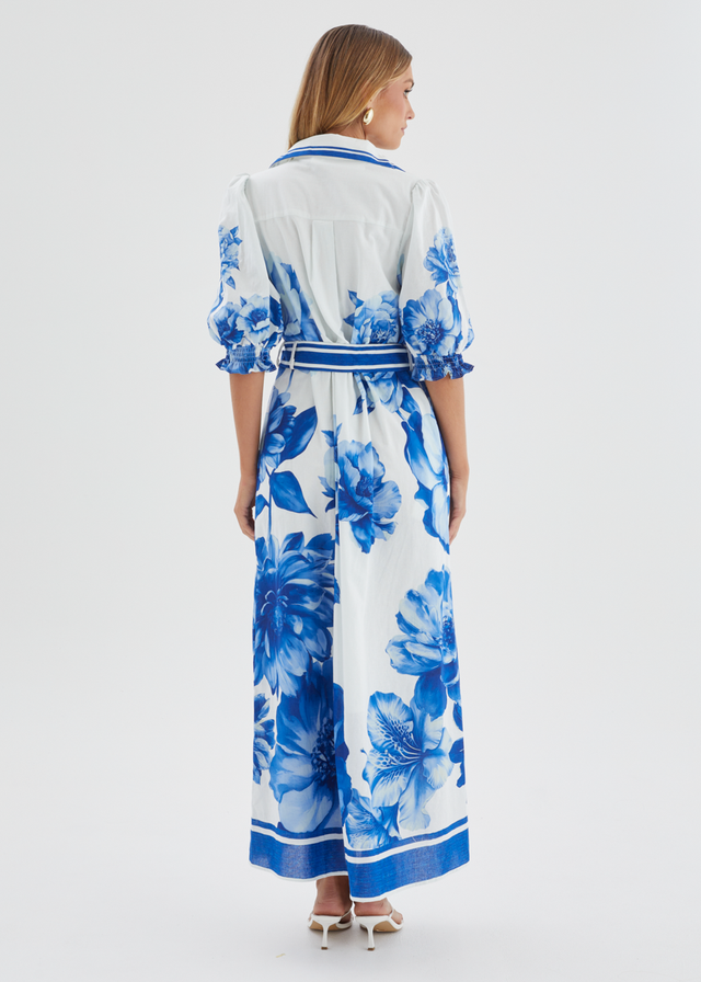 Dylan Maxi Dress - Cobalt Dahlia