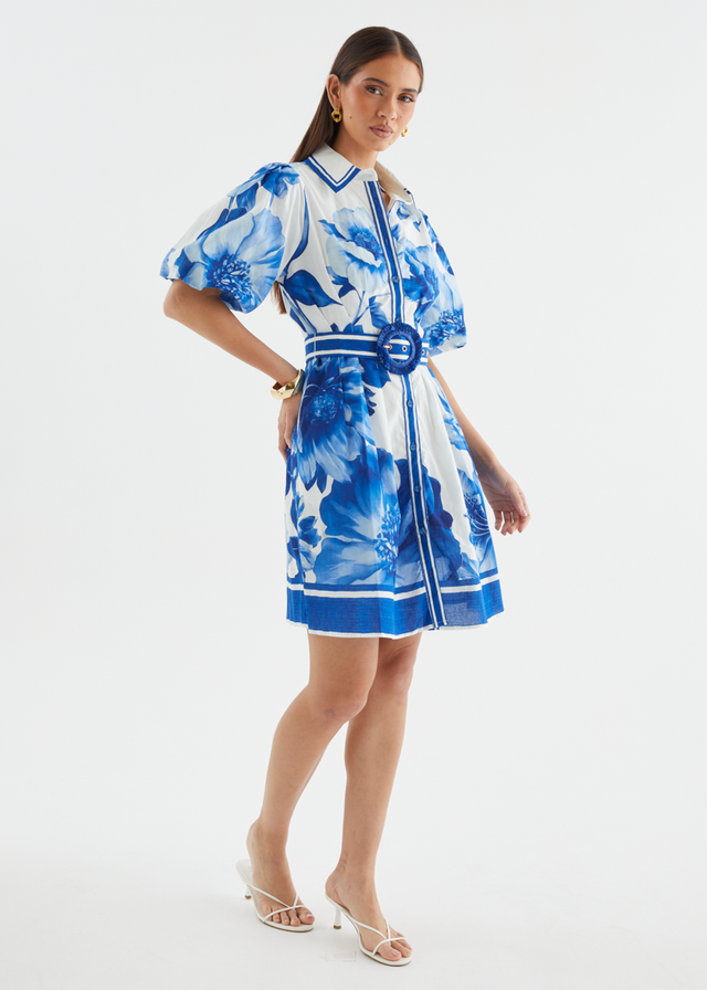 Dakotia Dress - Cobalt Dahlia