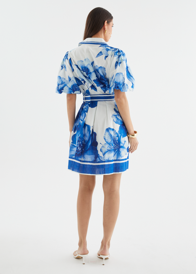 Dakotia Dress - Cobalt Dahlia