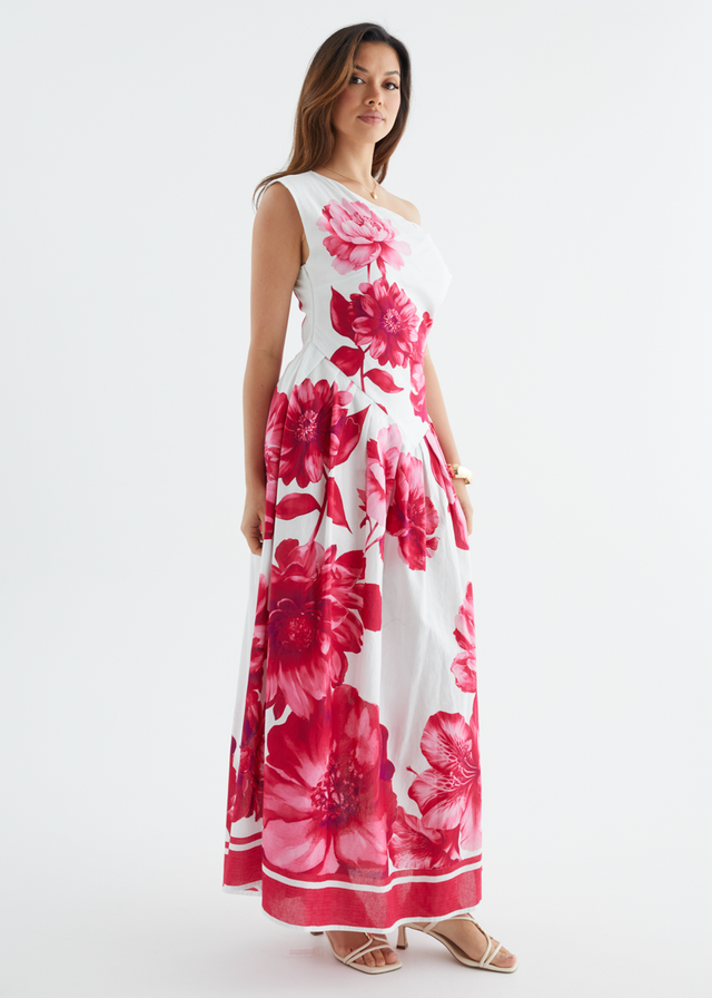 Deon Drop Shoulder Maxi Dress - Ruby Dahlia