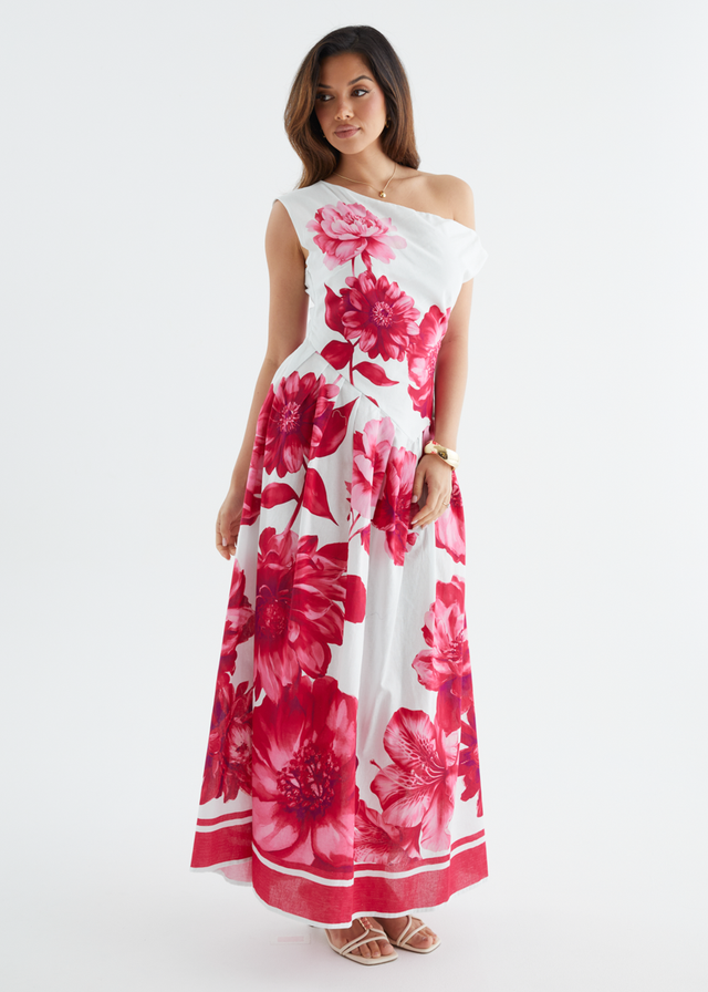 Deon Drop Shoulder Maxi Dress - Ruby Dahlia