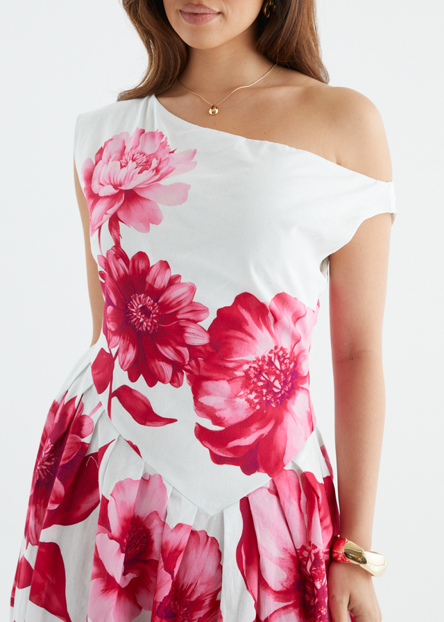 Deon Drop Shoulder Maxi Dress - Ruby Dahlia