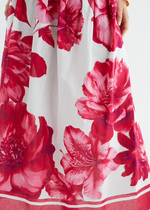 Deon Drop Shoulder Maxi Dress - Ruby Dahlia