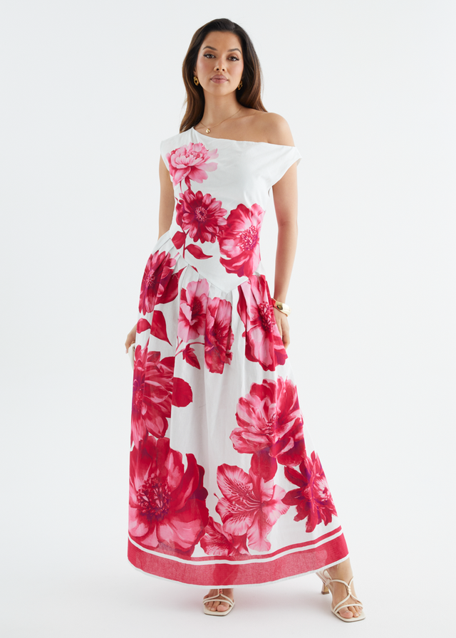 Deon Drop Shoulder Maxi Dress - Ruby Dahlia