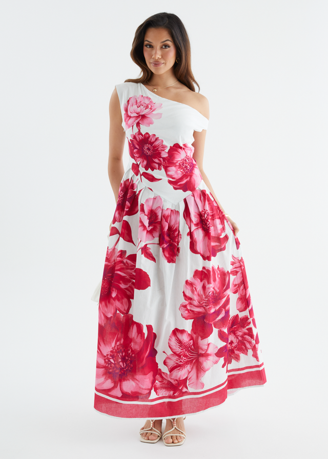 Deon Drop Shoulder Maxi Dress - Ruby Dahlia