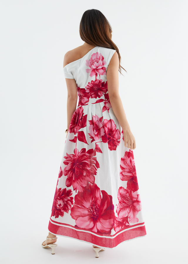 Deon Drop Shoulder Maxi Dress - Ruby Dahlia