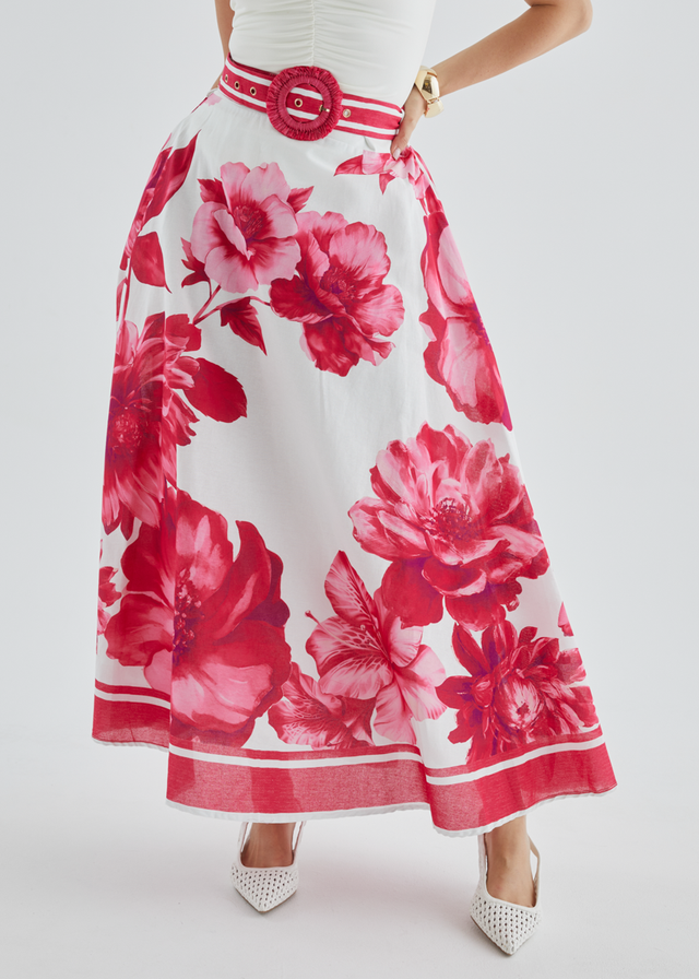 Dejana Maxi Skirt - Ruby Dahlia