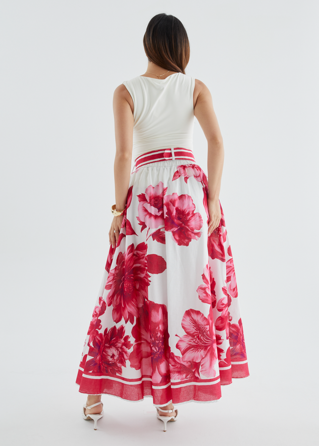 Dejana Maxi Skirt - Ruby Dahlia