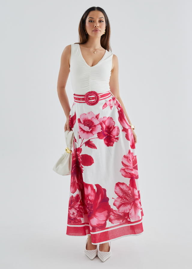 Dejana Maxi Skirt - Ruby Dahlia