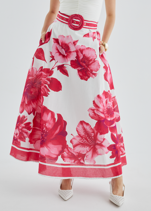 Dejana Maxi Skirt - Ruby Dahlia