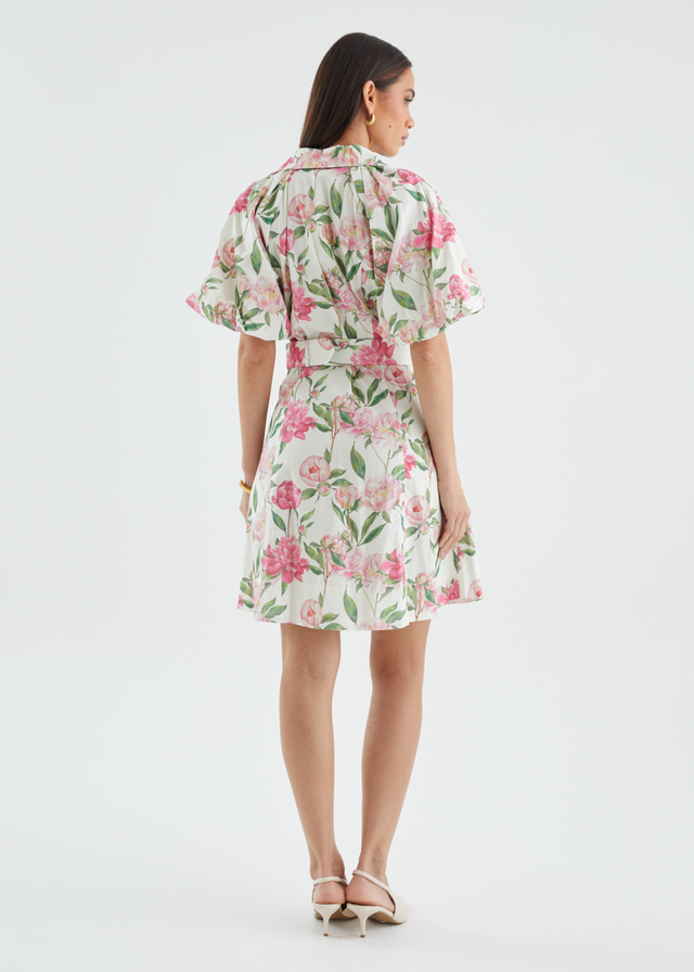 Charlston Dress - Pink Peony