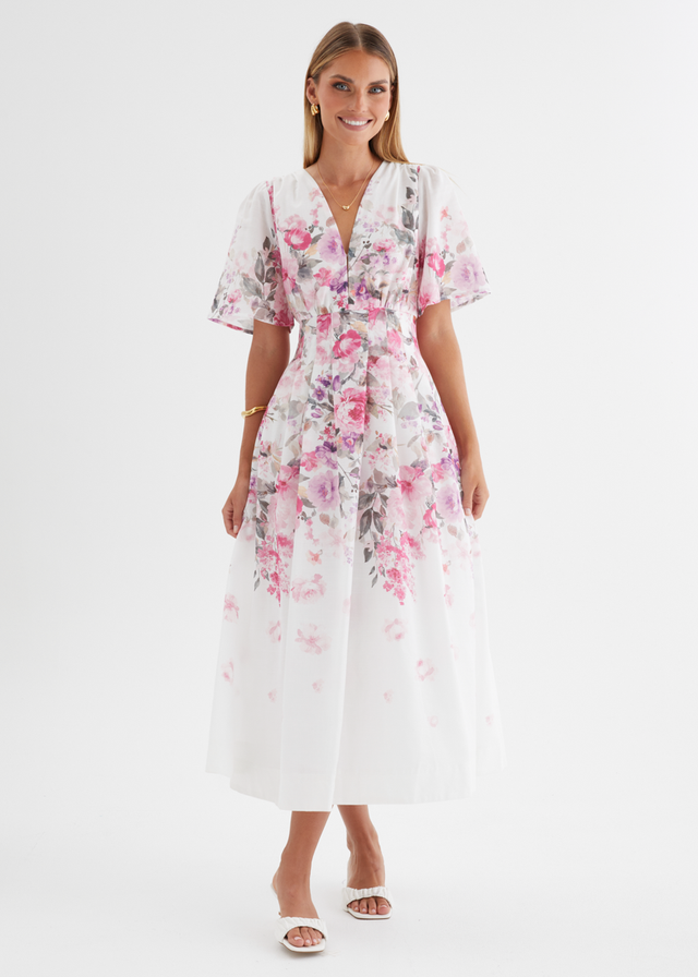 Ainslie Maxi Dress - Pink Garden