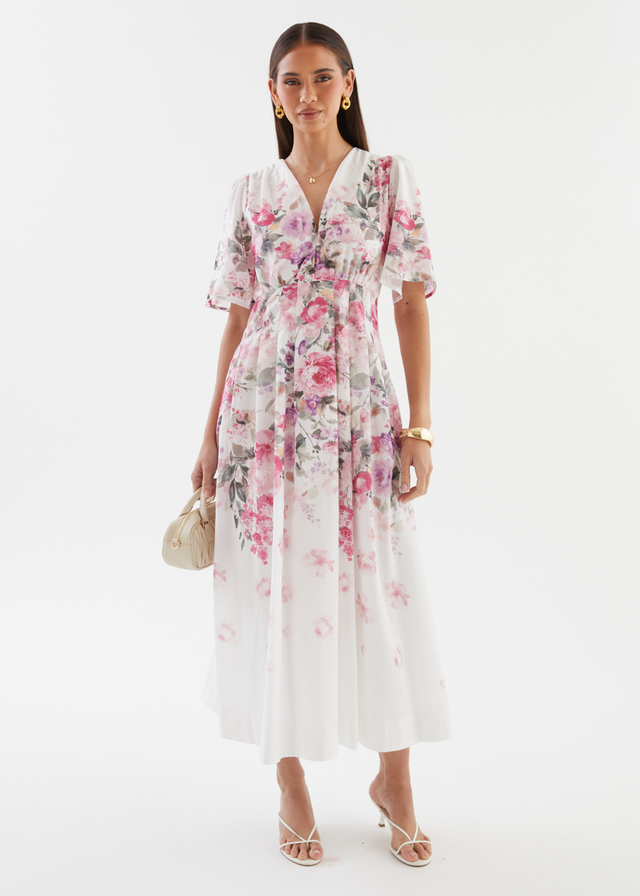 Ainslie Maxi Dress - Pink Garden