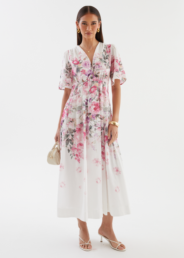 Ainslie Maxi Dress - Pink Garden