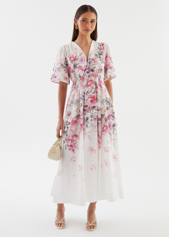 Ainslie Maxi Dress - Pink Garden