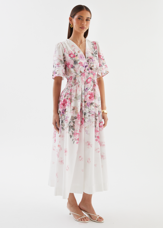 Ainslie Maxi Dress - Pink Garden