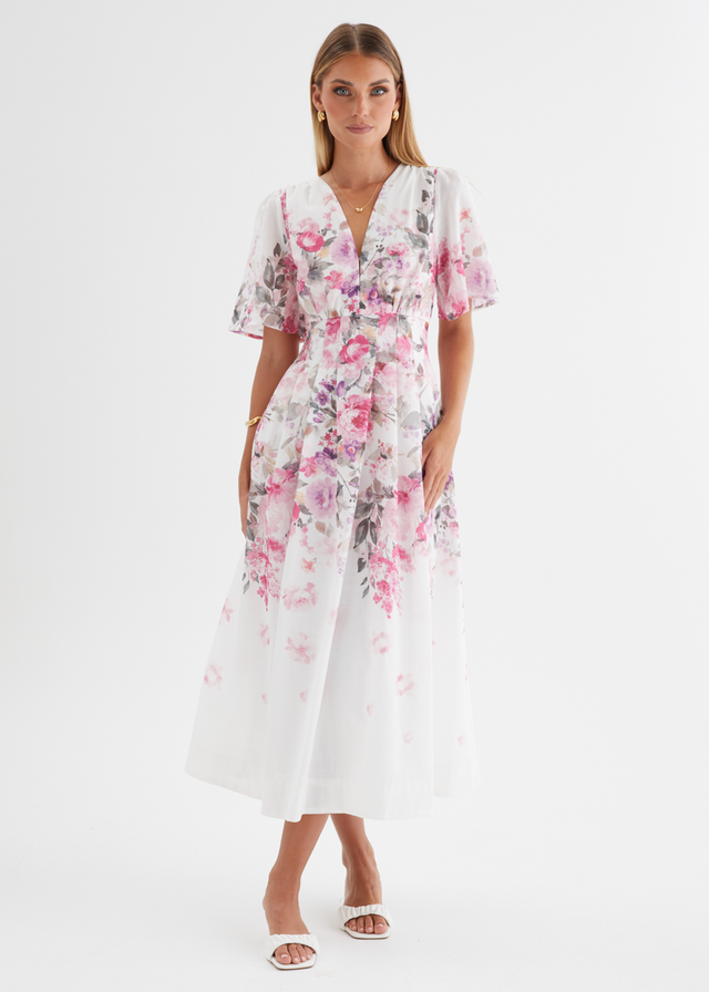 Ainslie Maxi Dress - Pink Garden