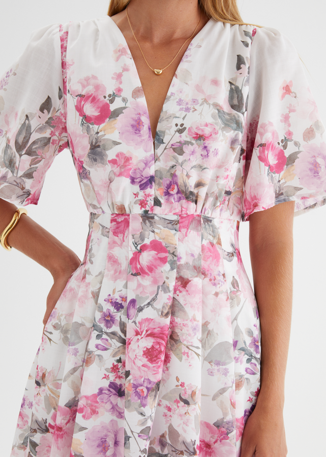 Ainslie Maxi Dress - Pink Garden