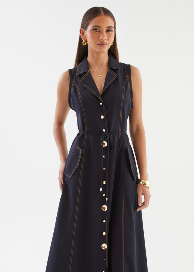 Sianne Maxi Dress - Navy