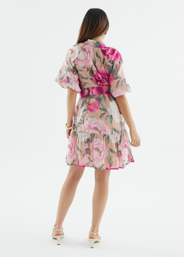 Darlaah Dress - Blush Flowers