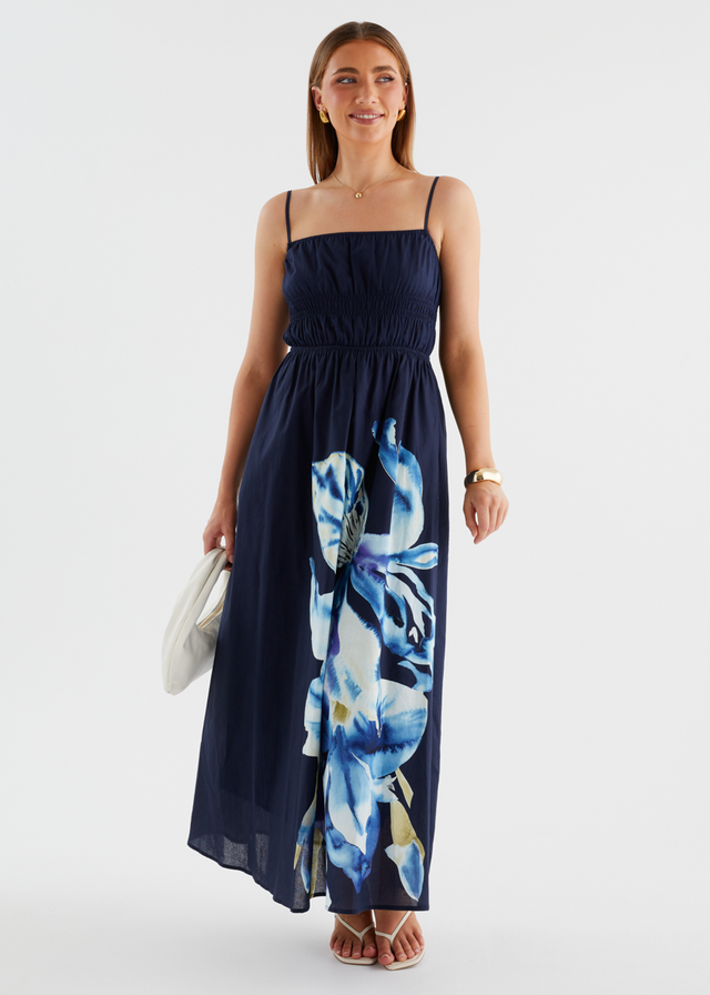 Marlie Maxi Dress - Navy Bloom