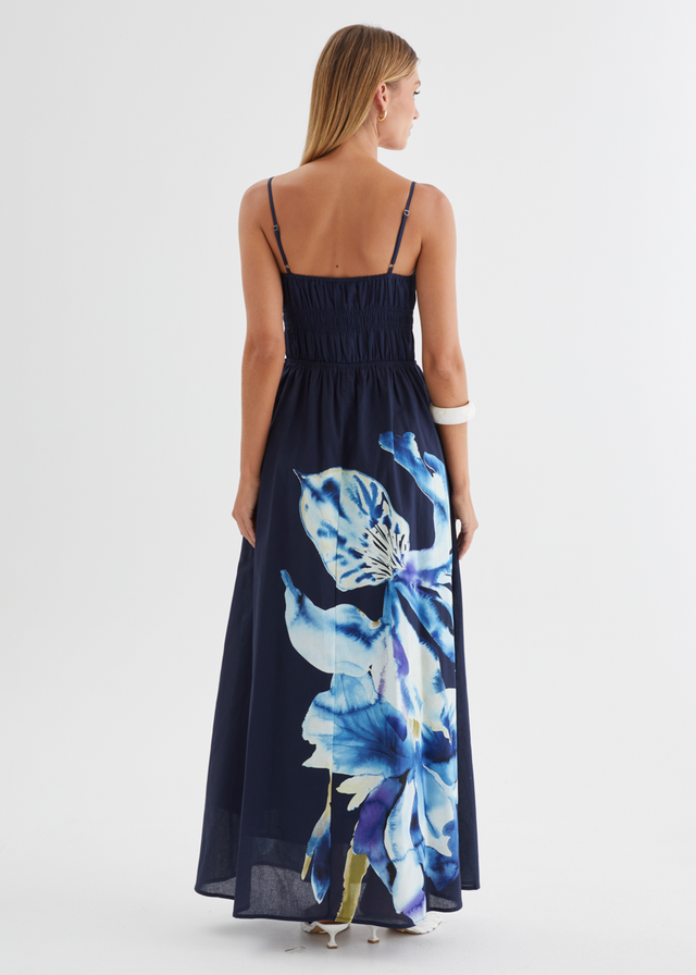 Marlie Maxi Dress - Navy Bloom