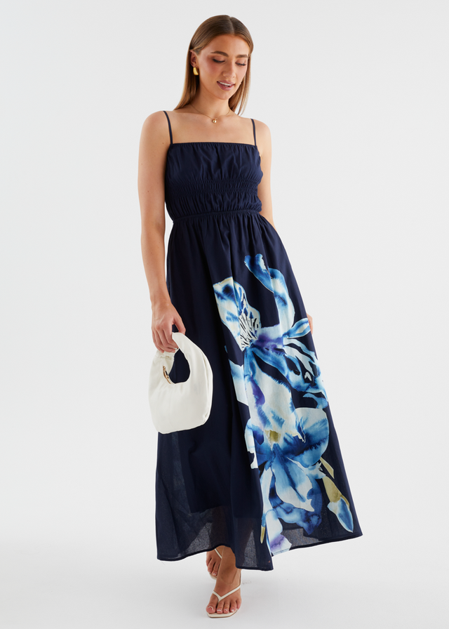 Marlie Maxi Dress - Navy Bloom