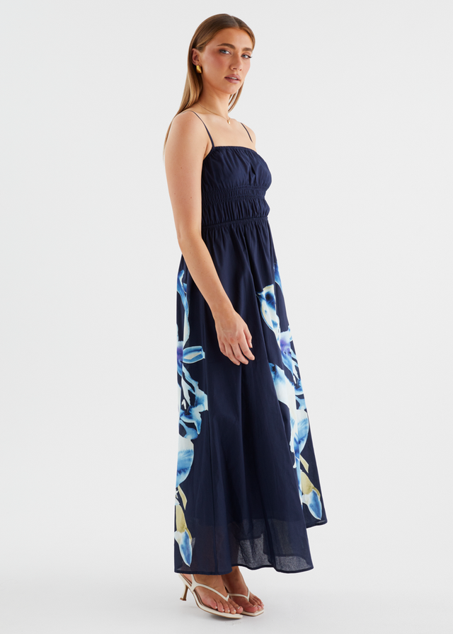 Marlie Maxi Dress - Navy Bloom