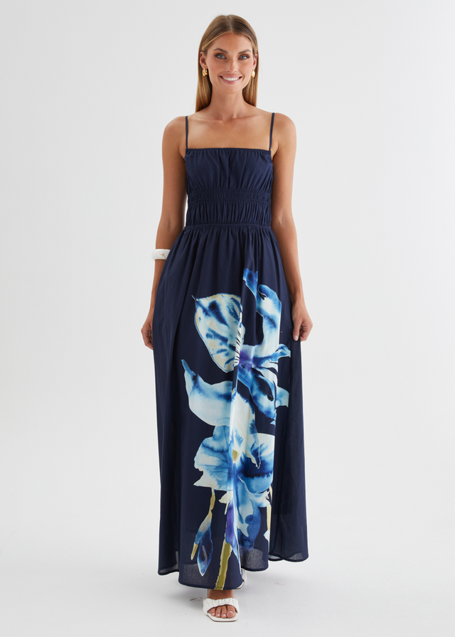 Marlie Maxi Dress - Navy Bloom