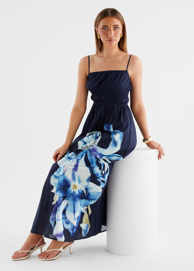 Marlie Maxi Dress - Navy Bloom