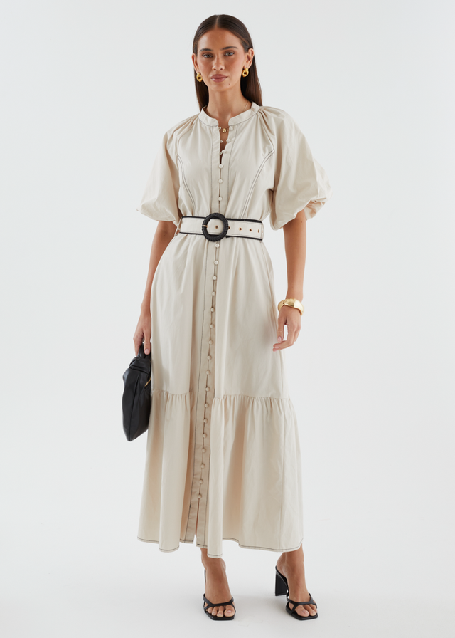 Bethina Maxi Dress - Beige
