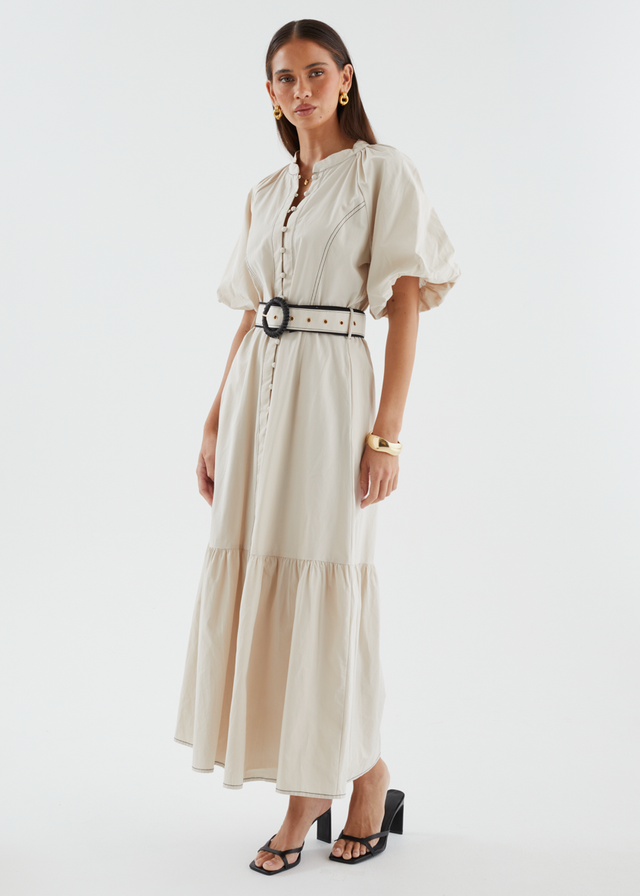 Bethina Maxi Dress - Beige