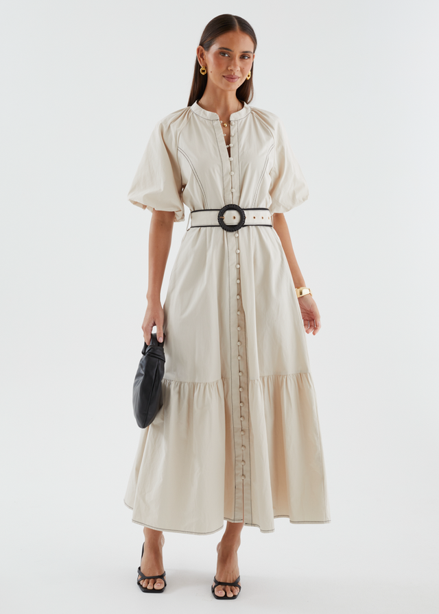 Bethina Maxi Dress - Beige