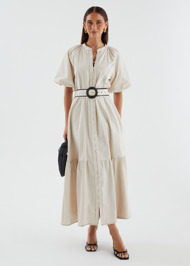 Bethina Maxi Dress - Beige