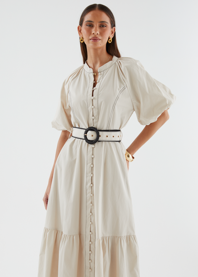Bethina Maxi Dress - Beige