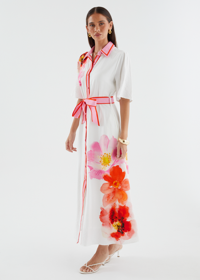 Marlena Maxi Dress - Pink Bloom
