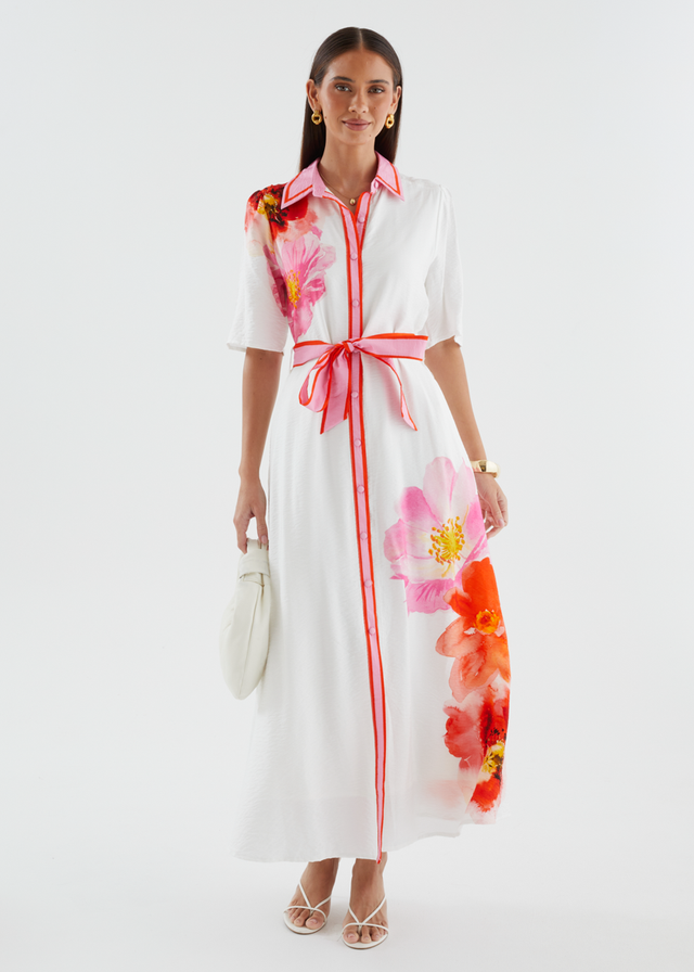 Marlena Maxi Dress - Pink Bloom