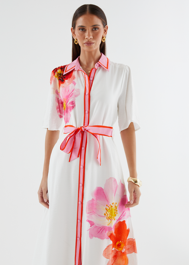 Marlena Maxi Dress - Pink Bloom