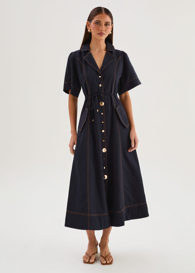 Teresia Maxi Dress - Navy