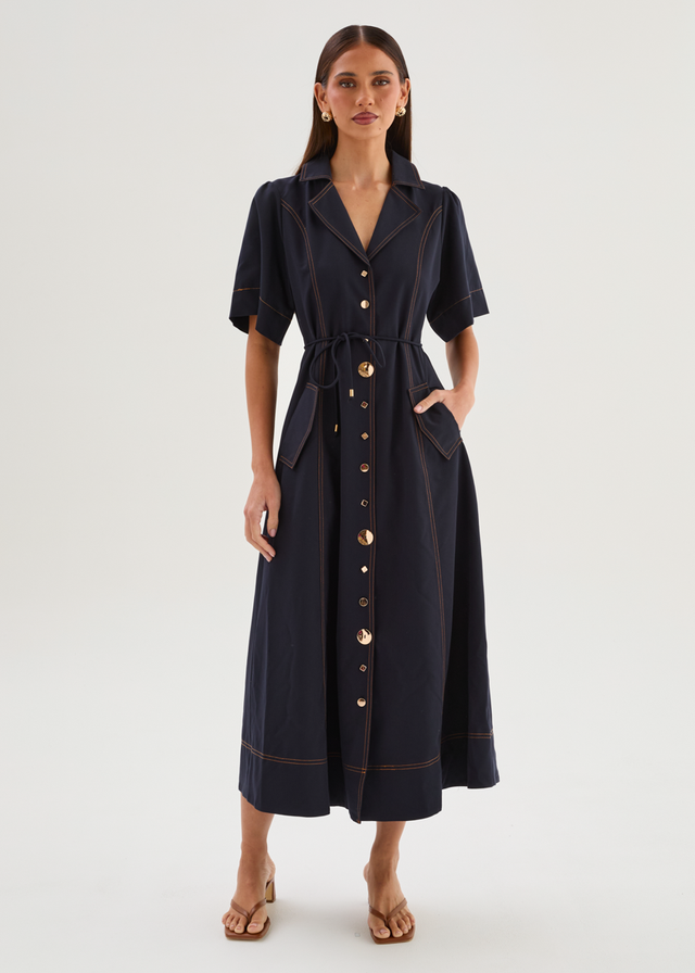Teresia Maxi Dress - Navy
