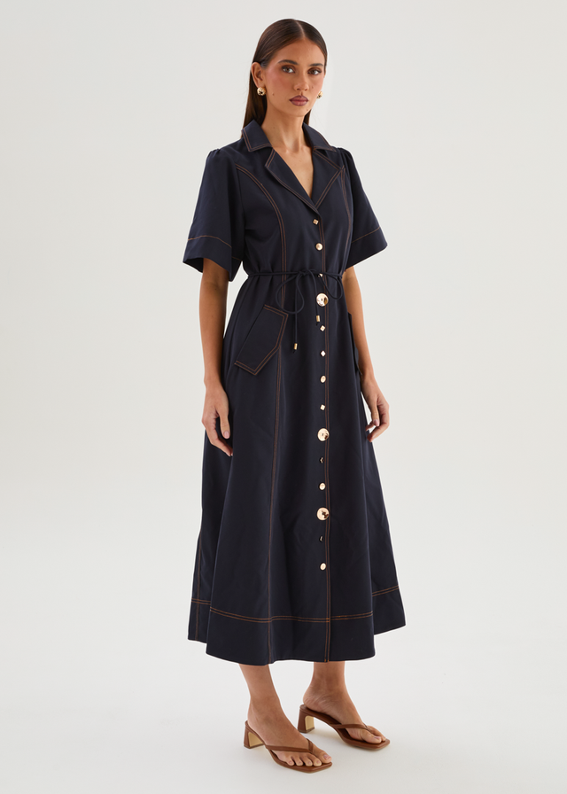 Teresia Maxi Dress - Navy
