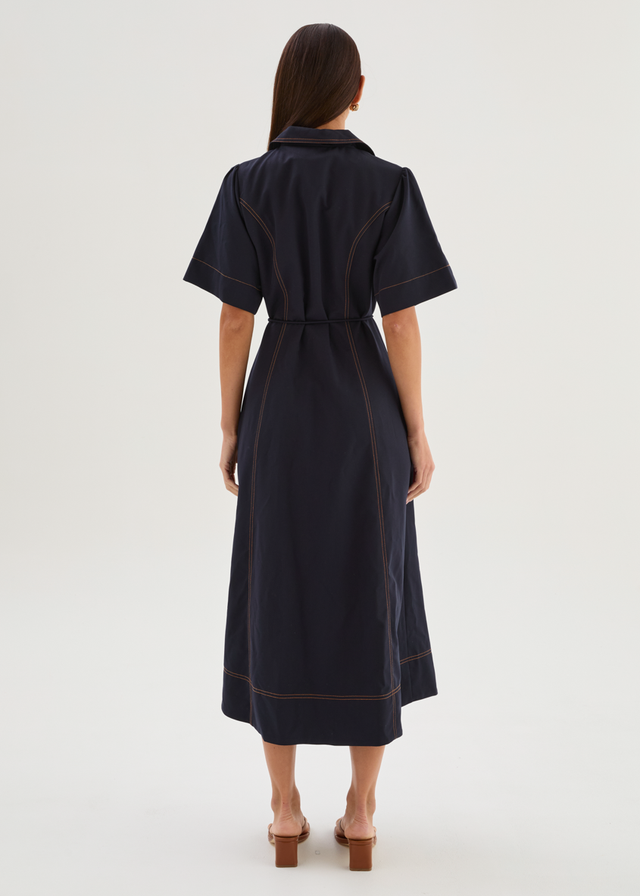 Teresia Maxi Dress - Navy