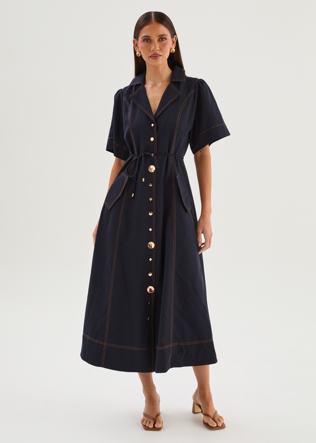 Teresia Maxi Dress - Navy