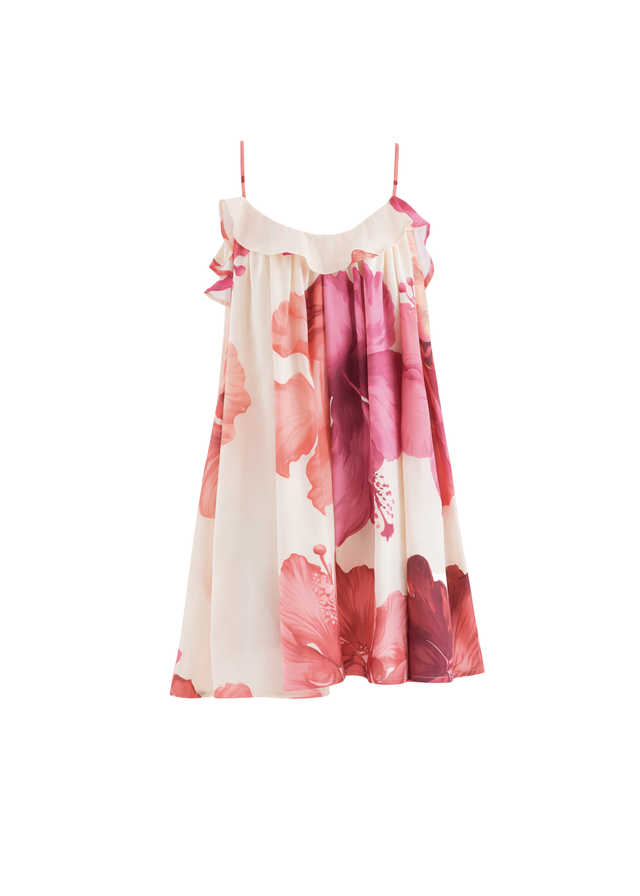Abianne Dress - Fuchsia Floral
