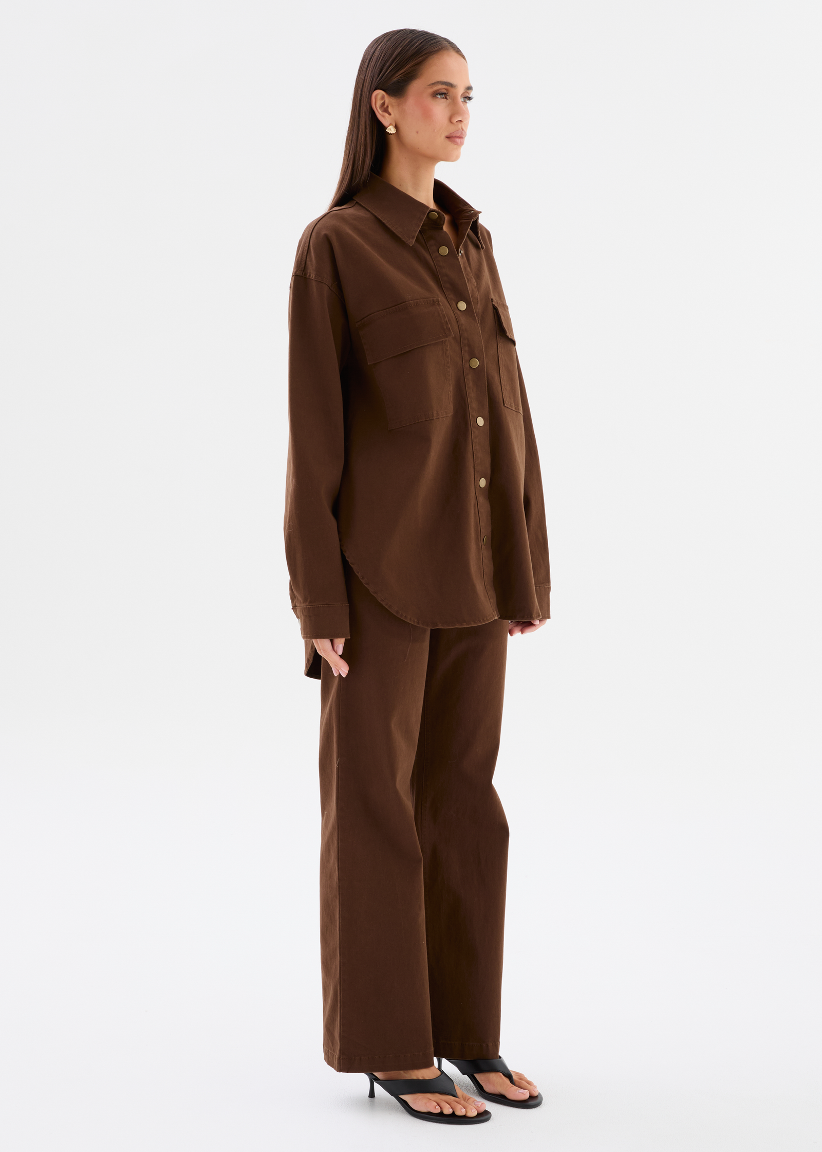 Yazmin Pants - Chocolate – Gingham & Heels