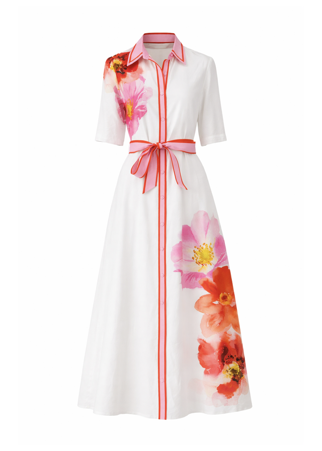 Marlena Maxi Dress - Pink Bloom
